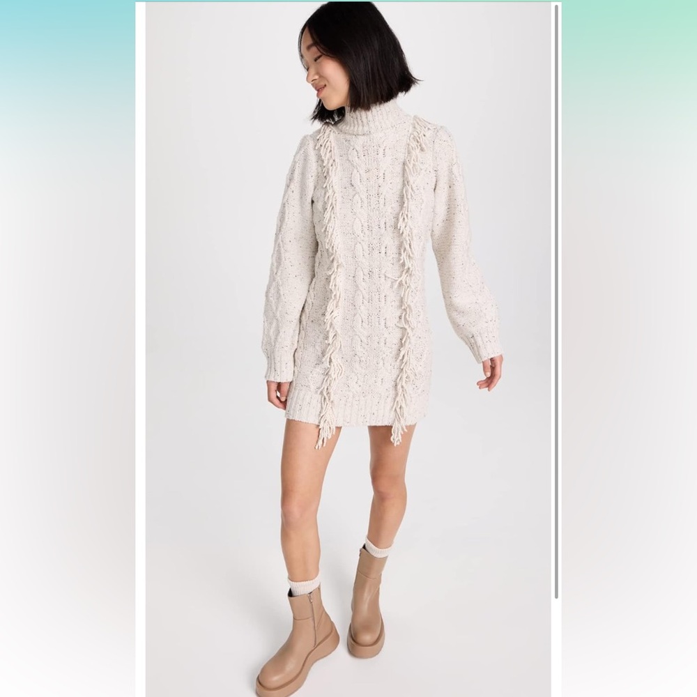 Line and Dot Daria sweater fringe dress
